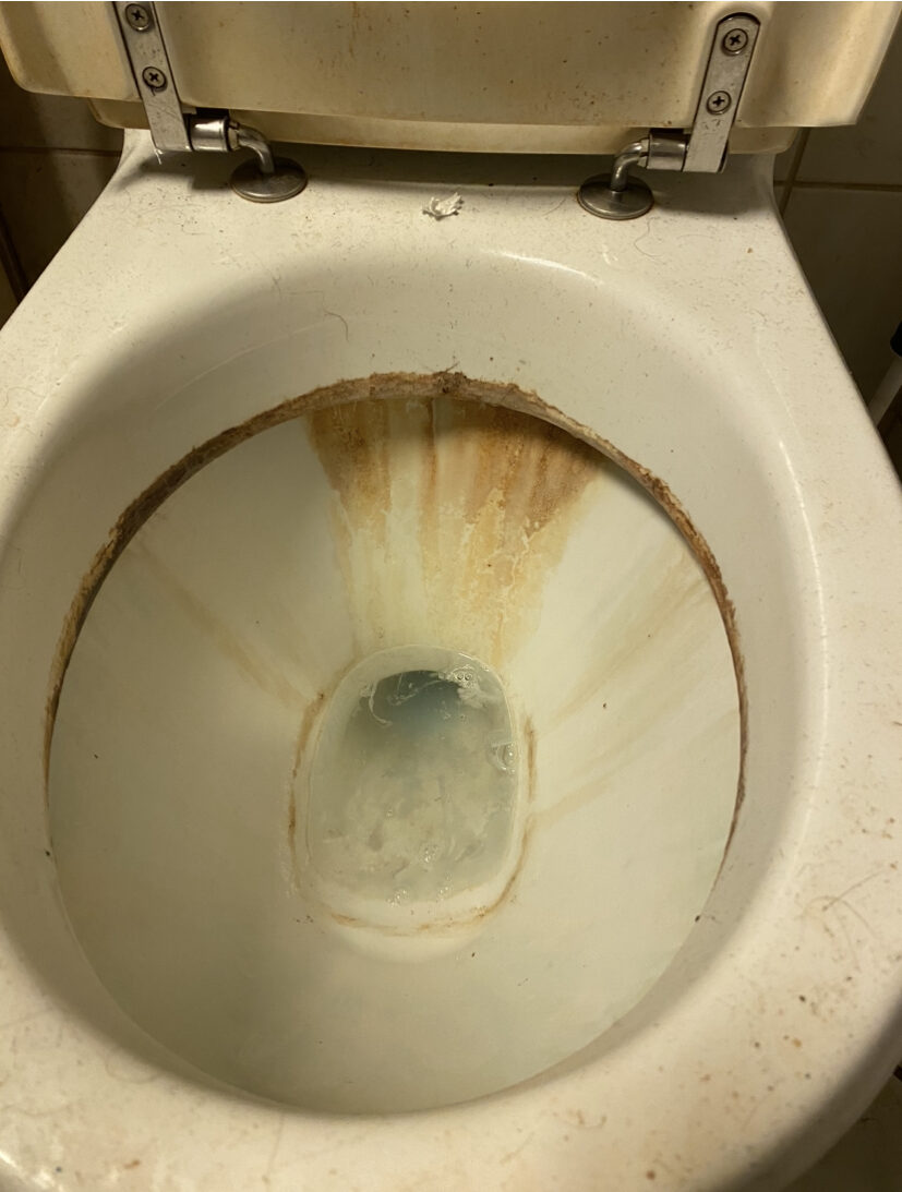Rengøring af toilet